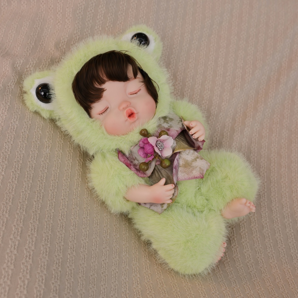 Kids Toys Xmas - 10인치 완성된 리본 베이비 돌 풀