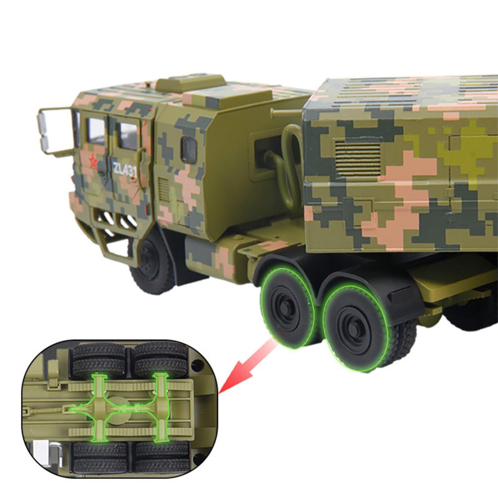 Kids Toys Shop - 1/60 스케일 DF-5C 차량 모델 전투