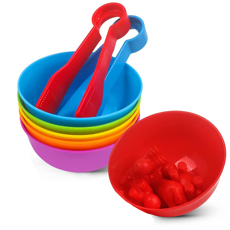 Kids Toys 2 Year Old - 2 개의 핀셋이있는 6 개의 플라스틱