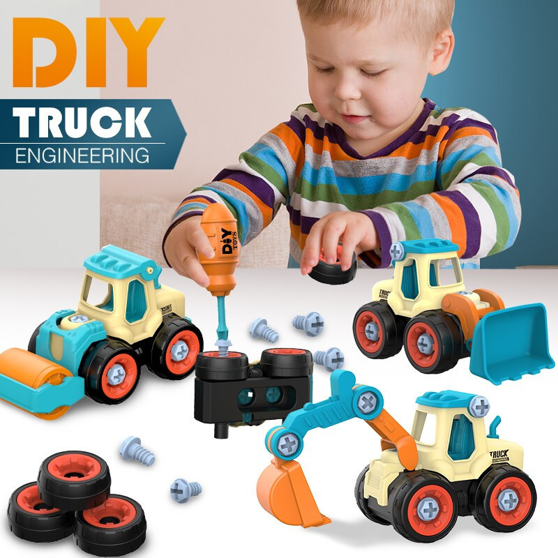 Kids Toys 2 Year Old - 너트 분해 로딩 언로드 엔지니어링 트럭