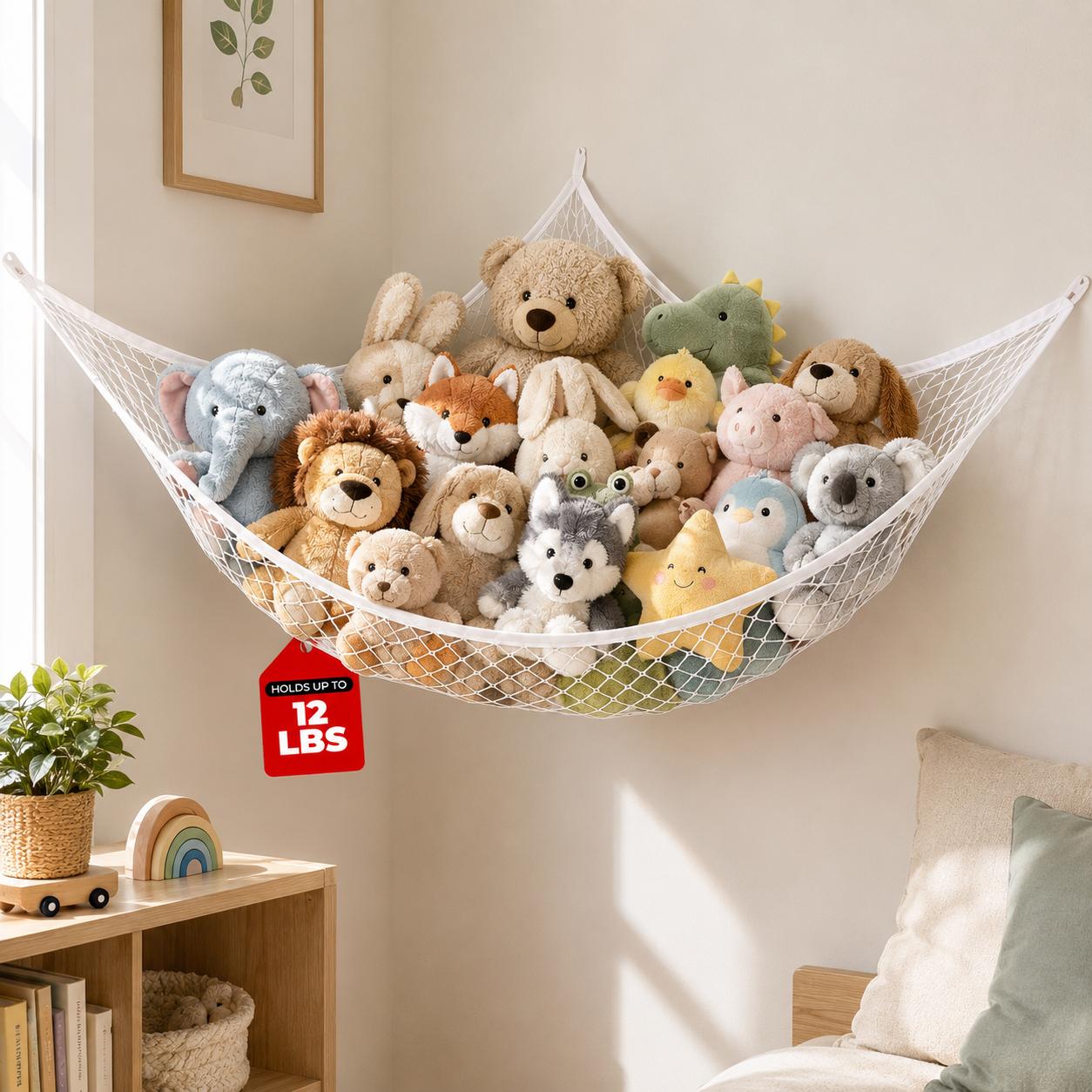 Kids Toys Kids Toys - 메쉬 장난감 보관 해먹 걸이형 봉제인형