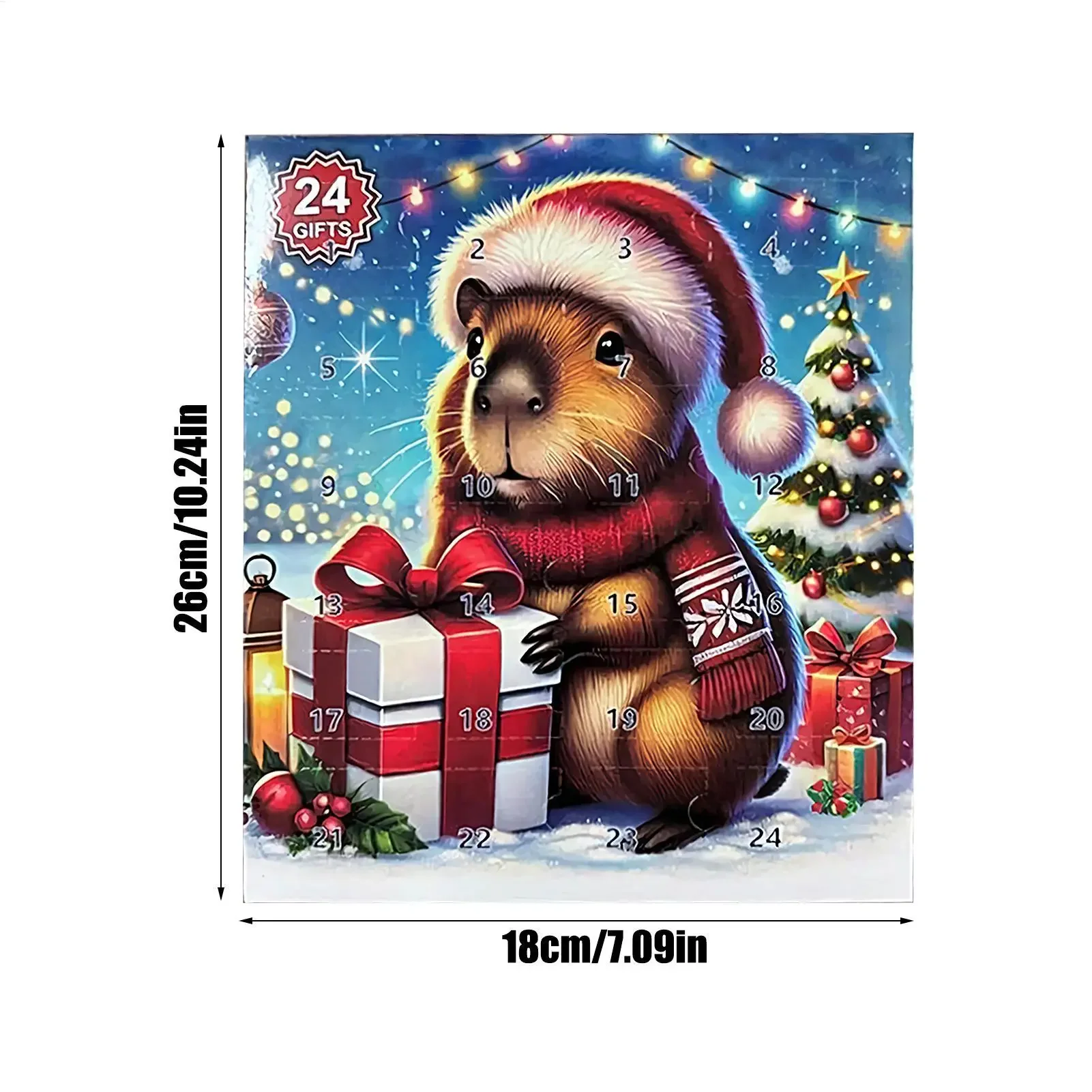 Kids Toys Christmas 2025 - 크리스마스 캘린더 카운트다운 2025 카피바라 피규어