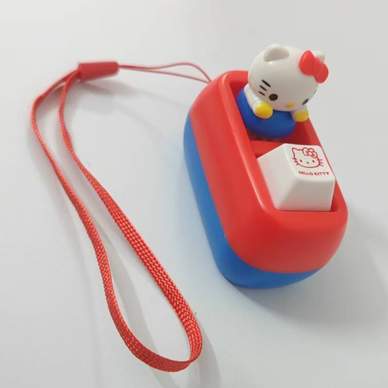 Kids Toys Return Gift - 헬로키티 음성 버튼 키체인 귀여운 말하는