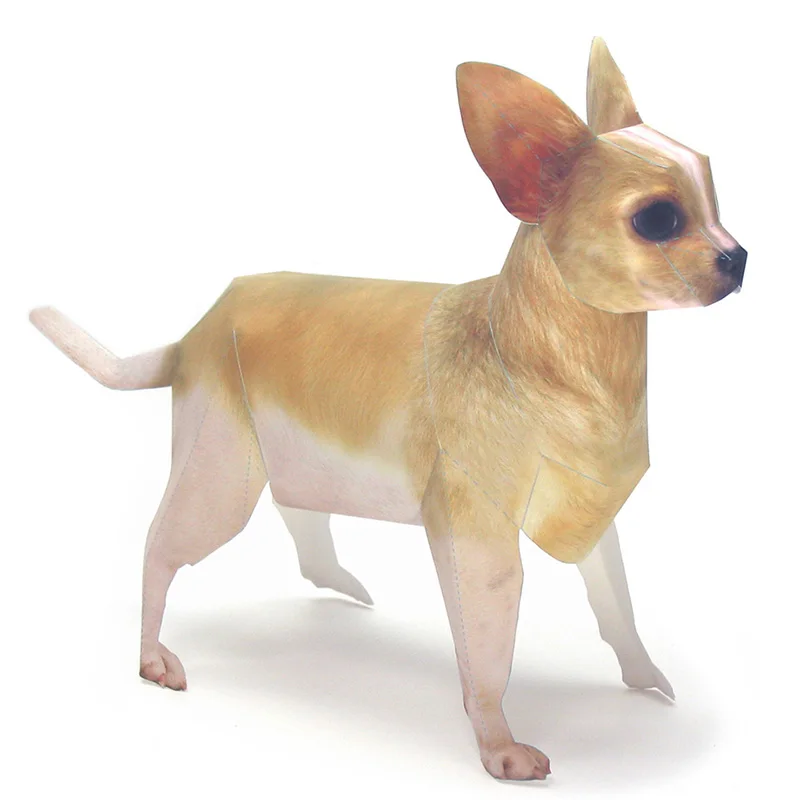 Kids Toys Dog - 치와와 개 종이 아트 애완 동물