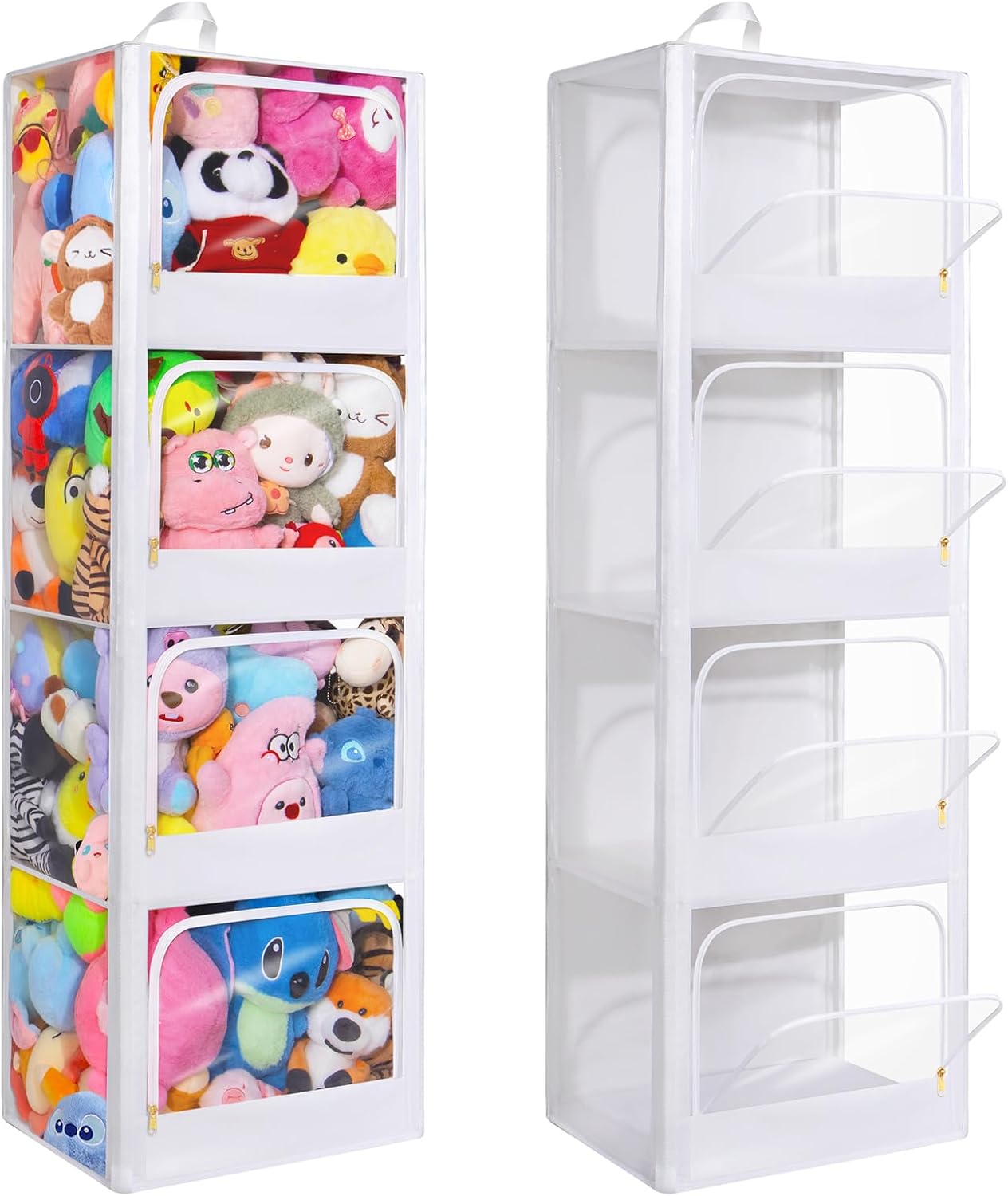 Kids Toys Kids Toys - 4단 투명 지퍼 방진 플러시 장난감