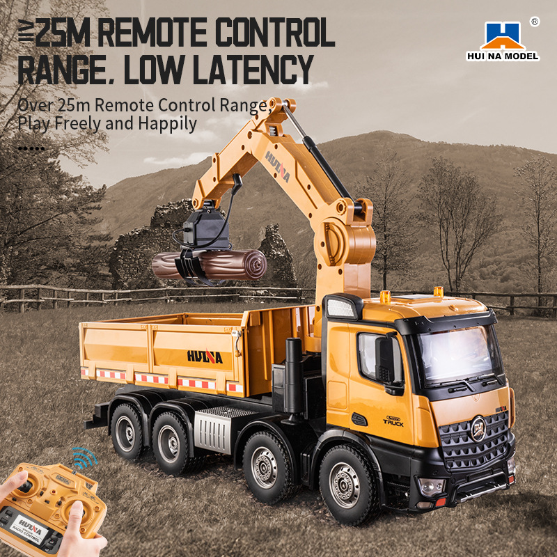 Kids Toys Channel - Huina 1538 RC 덤프 트럭 1:14