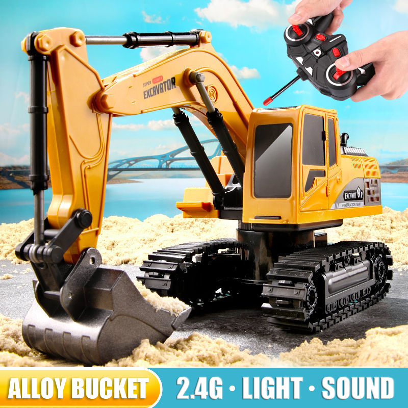 Kids Toys Channel - RC 굴삭기 2.4Ghz 6 채널 1:24