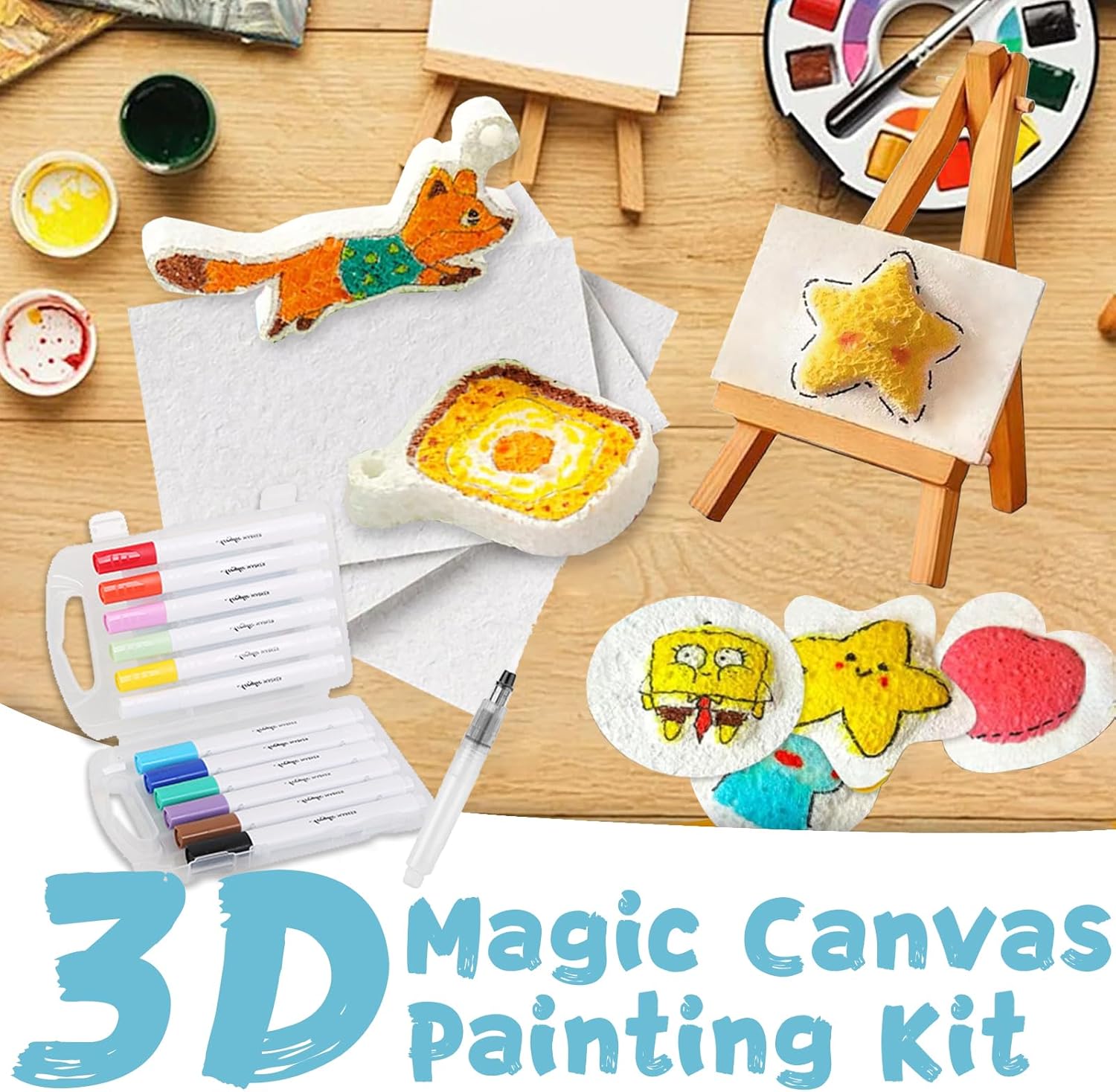 3D 퍼피 폼 텍스처 페인팅 종이 세트 (어린이 DIY - Kid Toys And Craft 리뷰 및 가격