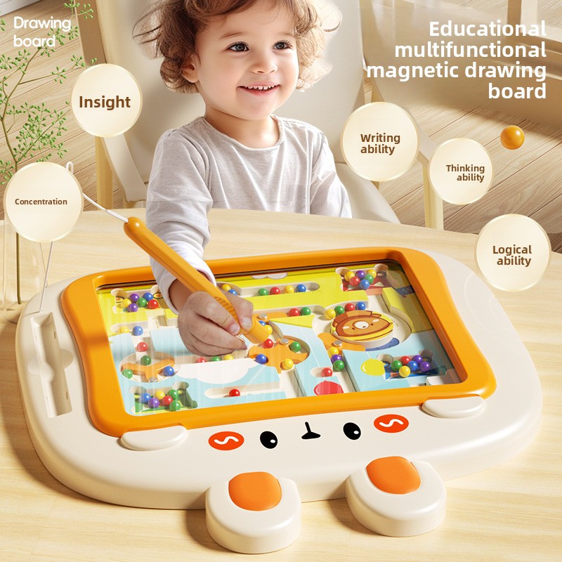 자석 와이어 보드 아기 조기 교육 스마트 펜 자석 미로 - Kids Toys 2 Year Old 리뷰 및 가격