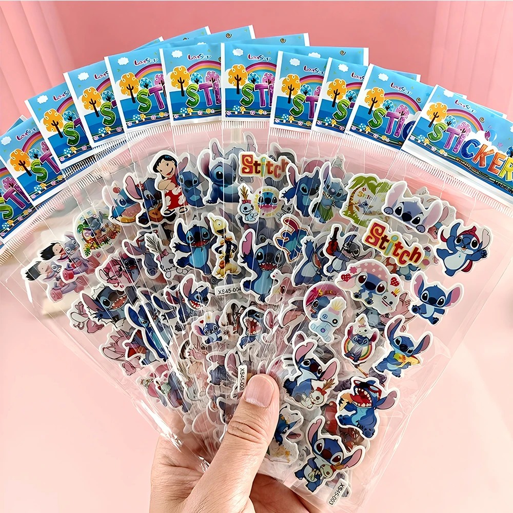48 시트 귀여운 디즈니 릴로 스티치 스티커 핸드 아카 - Kids Toys Return Gift 리뷰 및 가격