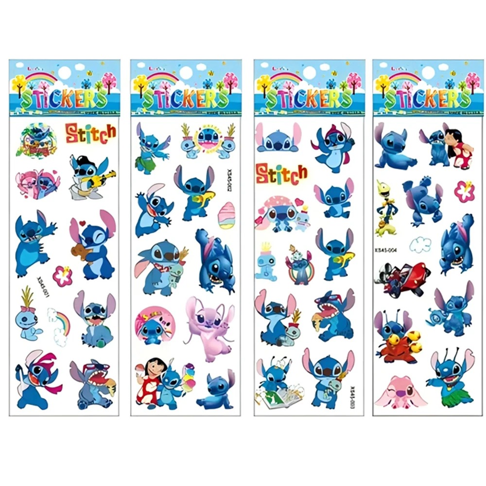 48 시트 귀여운 디즈니 릴로 스티치 스티커 핸드 아카 - Kids Toys Return Gift 리뷰 및 가격
