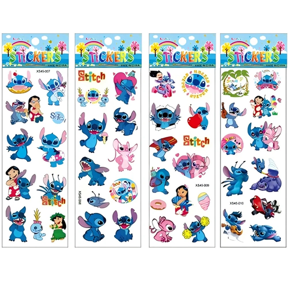 48 시트 귀여운 디즈니 릴로 스티치 스티커 핸드 아카 - Kids Toys Return Gift 리뷰 및 가격