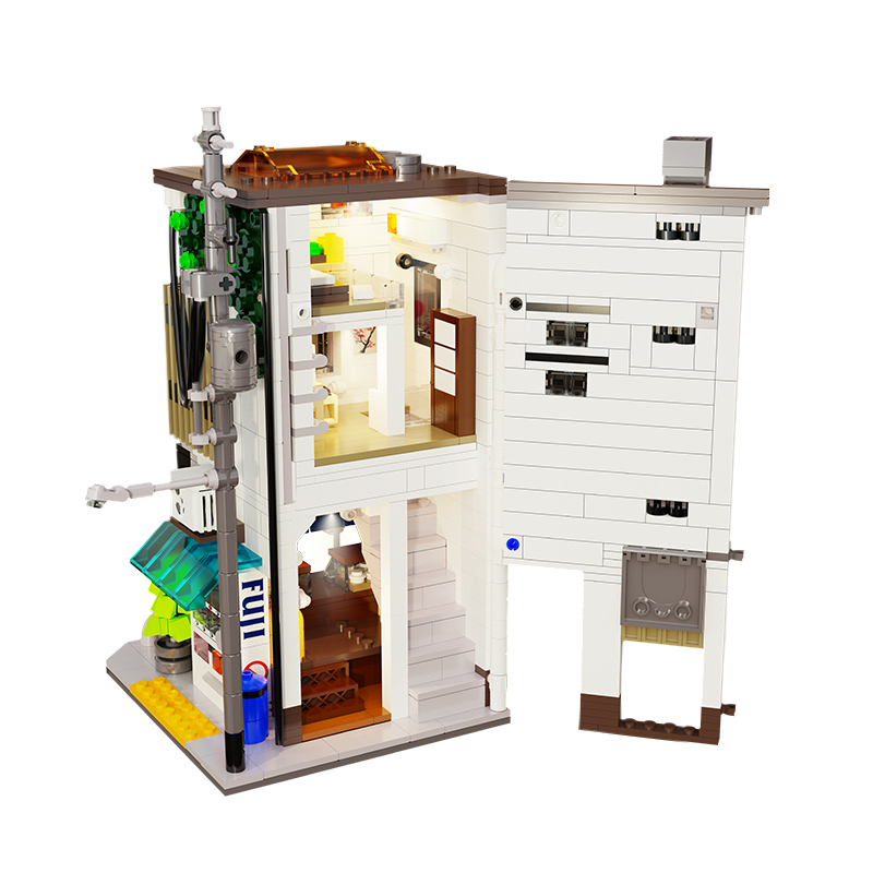 상자 Cada City LED 일본 찐빵 집 건축 빌딩 - Kids Toys Lego 리뷰 및 가격