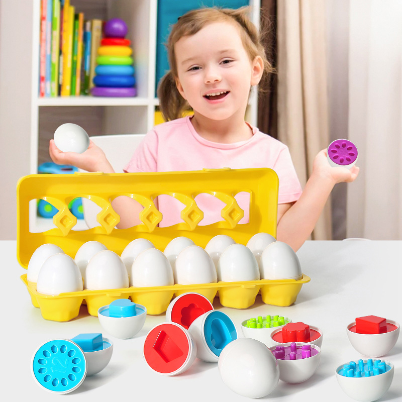 몬테소리 게임 아기 장난감 스마트 계란 모양 매칭 퍼즐 - Kids Toys 2 Year Old 리뷰 및 가격