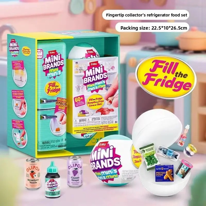미니 브랜드 냉장고 블라인드 박스 미니어처 음식 수집용 - Kids Toys Brands 리뷰 및 가격