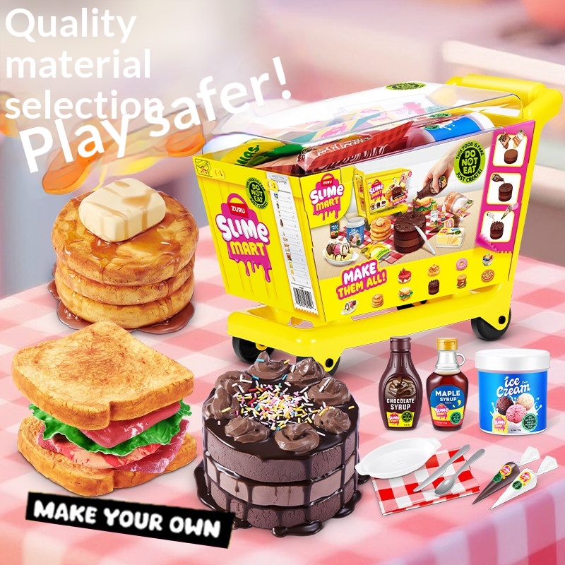 주루 미니 슬라임 마트 쇼핑카트 블라인드 박스 DIY  - Kids Toys Shop 리뷰 및 가격