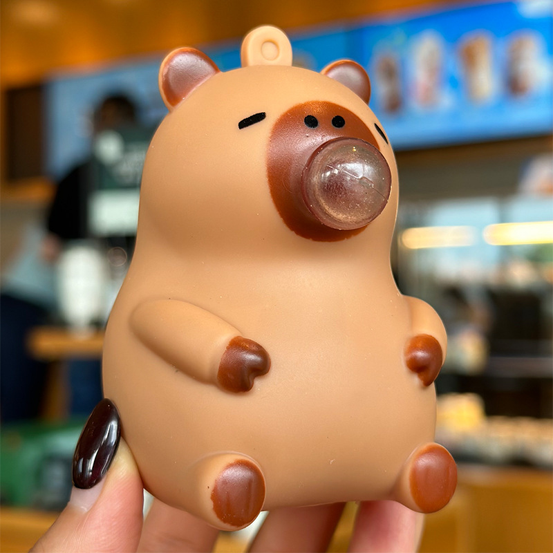 카피바라 인형 핀치 펜던트 장난감 스퀴즈 버블 디컴프레 - Kids Toys Return Gift 리뷰 및 가격