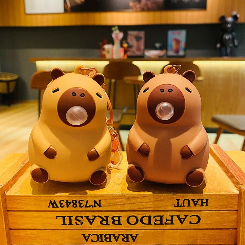 카피바라 인형 핀치 펜던트 장난감 스퀴즈 버블 디컴프레 - Kids Toys Return Gift 리뷰 및 가격