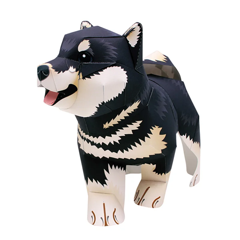 블랙 시바 이누 강아지 수제 종이 접기 예술, 미니 귀 - Kids Toys Dog 리뷰 및 가격