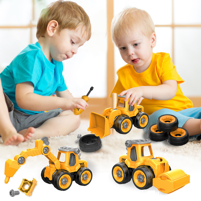 너트 분해 로딩 언로드 엔지니어링 트럭 굴삭기 불도저  - Kids Toys 2 Year Old 리뷰 및 가격