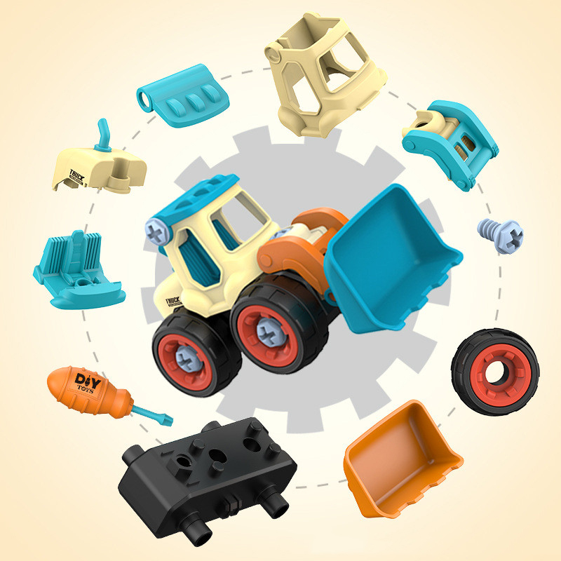 너트 분해 로딩 언로드 엔지니어링 트럭 굴삭기 불도저  - Kids Toys 2 Year Old 리뷰 및 가격