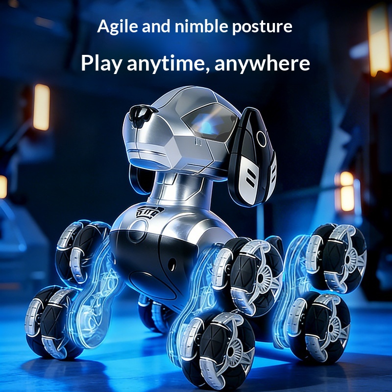 새로운 RC 스턴트 로봇 강아지 8륜 전동 장난감 자동 - Kids Toys Dog 리뷰 및 가격