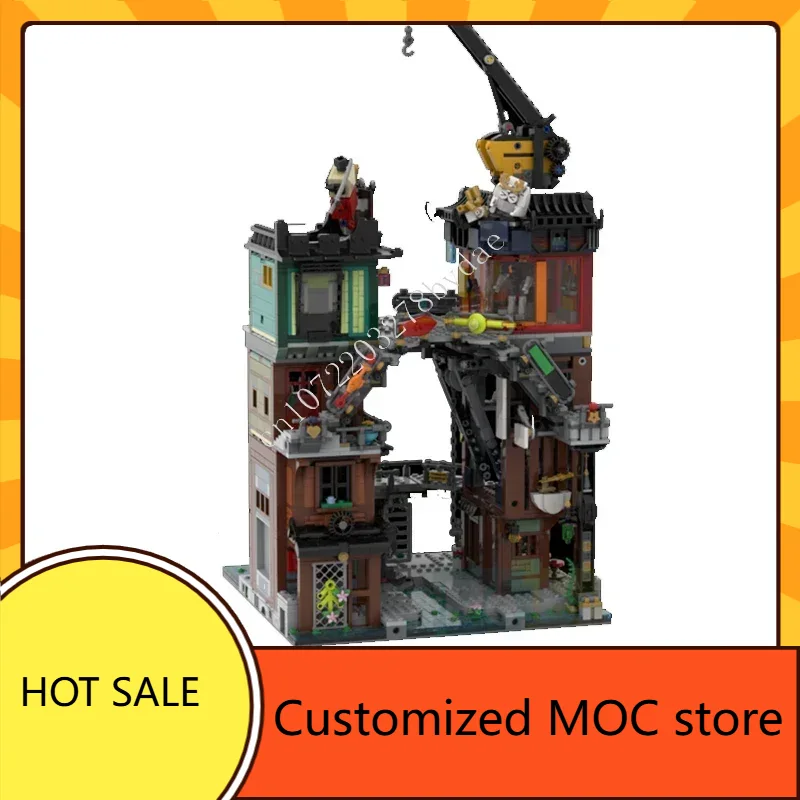 3014PCS (재)작업(한)된 제품 MOC 스트리트뷰 - Kids Toys Shop 리뷰 및 가격
