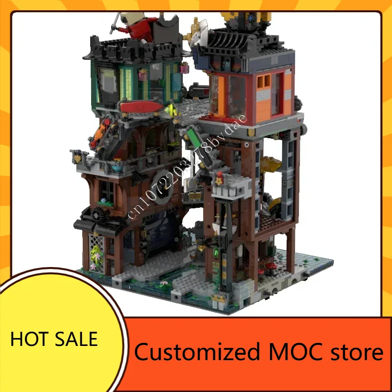 3014PCS (재)작업(한)된 제품 MOC 스트리트뷰 - Kids Toys Shop 리뷰 및 가격