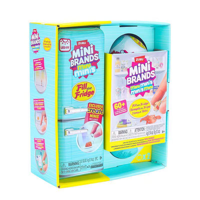 주루 미니 브랜드즈 실물 미니어처 냉장고 음식 세트 장 - Kids Toys Brands 리뷰 및 가격