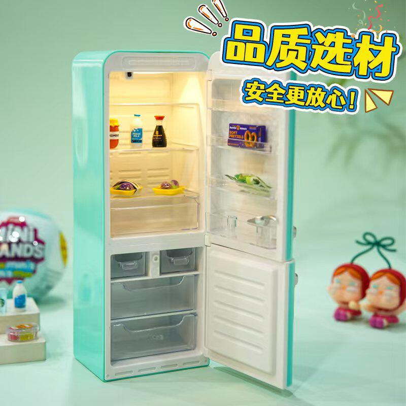 주루 미니 브랜드즈 실물 미니어처 냉장고 음식 세트 장 - Kids Toys Brands 리뷰 및 가격
