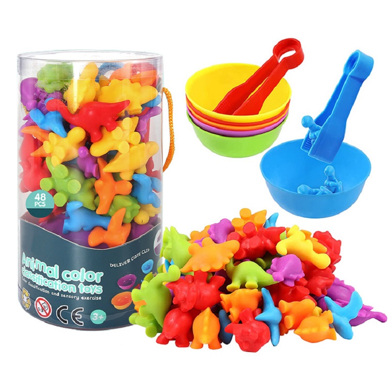 아이 몬테소리 장난감 무지개 매칭 게임 동물 인식 무지 - Kids Toys 2 Year Old 리뷰 및 가격