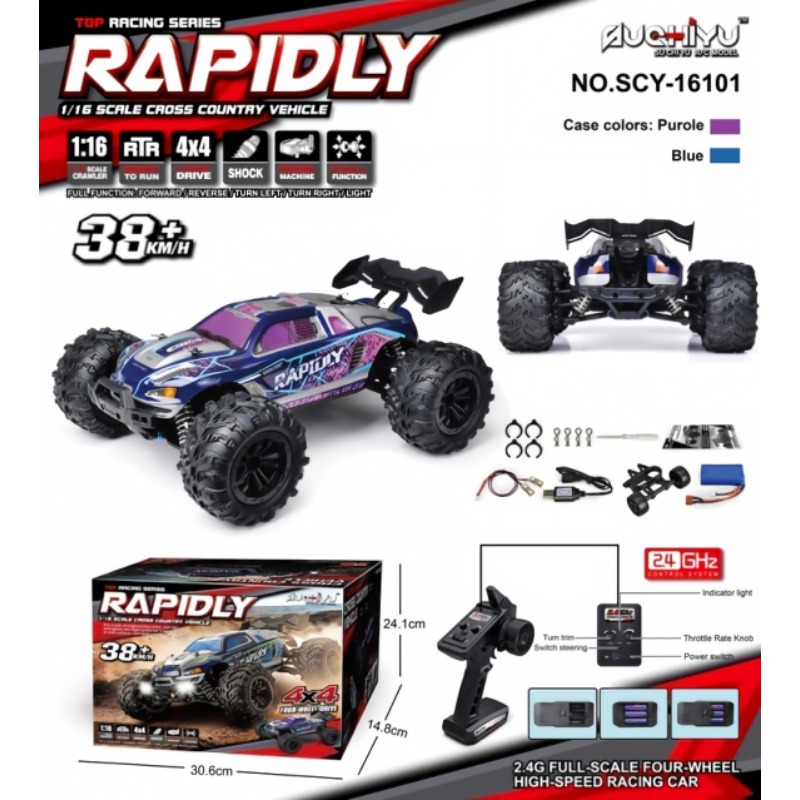 신상품 1:16 스케일 대형 무선 조종 자동차, 38k - Kids Toys Kids Toys 리뷰 및 가격