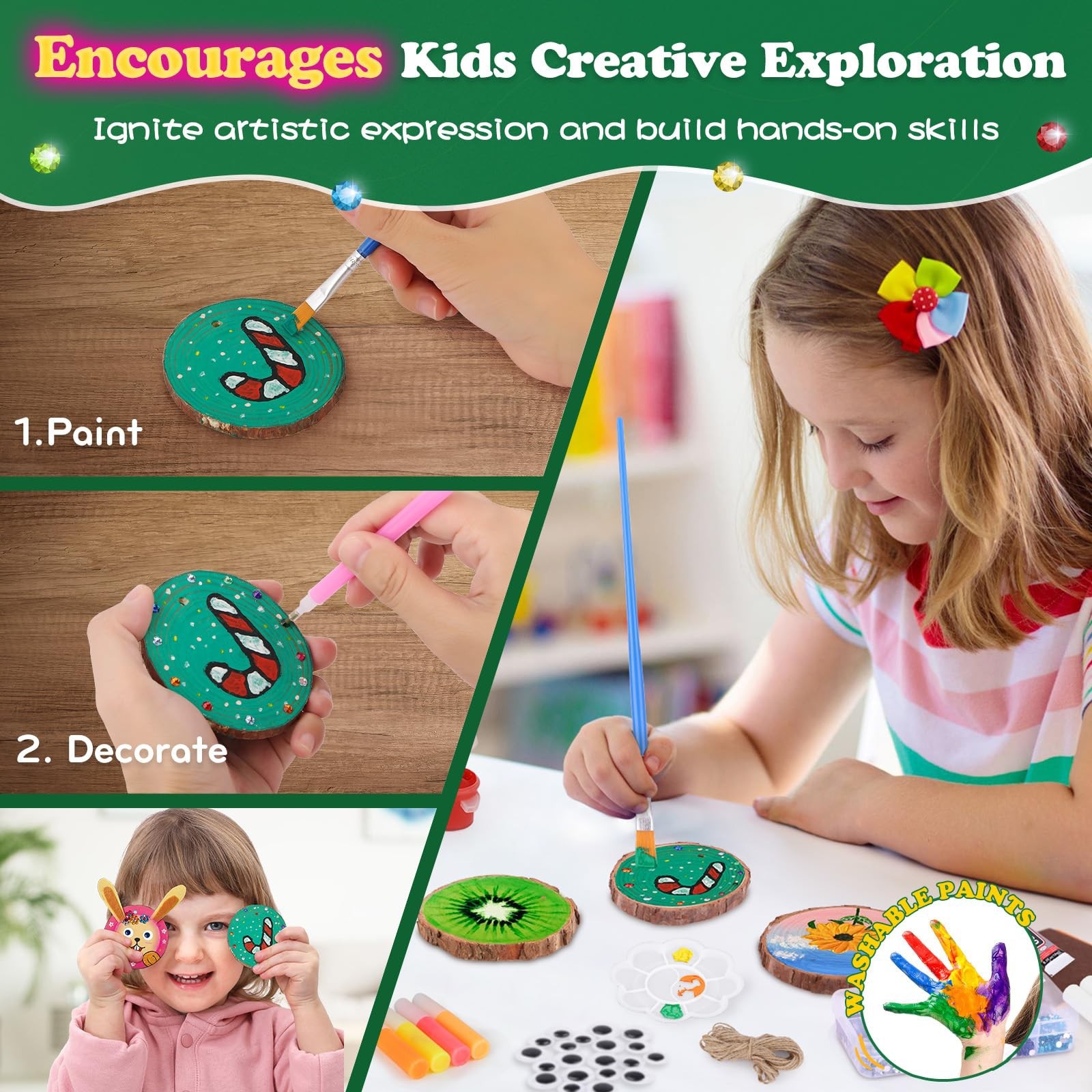어둠 속에서 빛나는 나무 그림 그리기 키트, DIY 미 - Kid Toys And Craft 리뷰 및 가격
