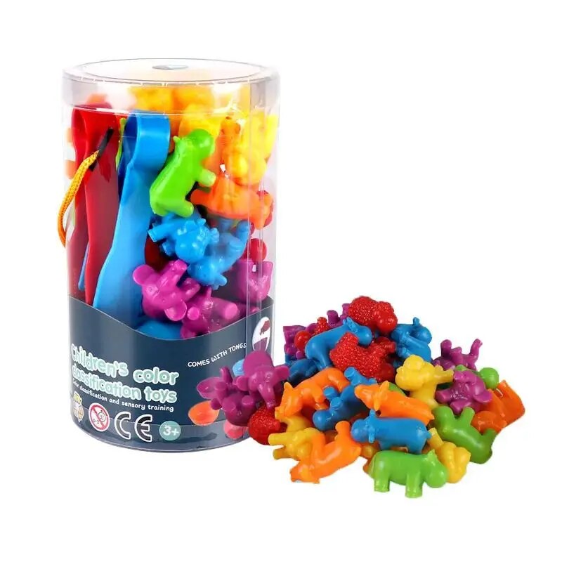 무지개 색깔 동물 차량 계산 놀이 조기 교육 장난감 동 - Kids Toys 2 Year Old 리뷰 및 가격