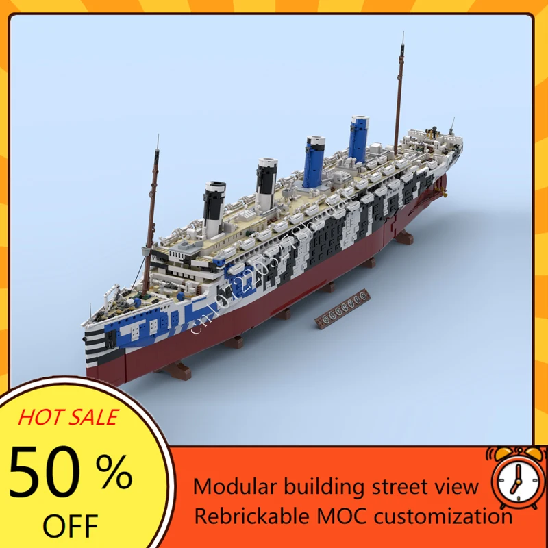 10615PCS MOC HMT 올림푸스 타이타닉 커스텀 - Kids Toys Xmas 리뷰 및 가격