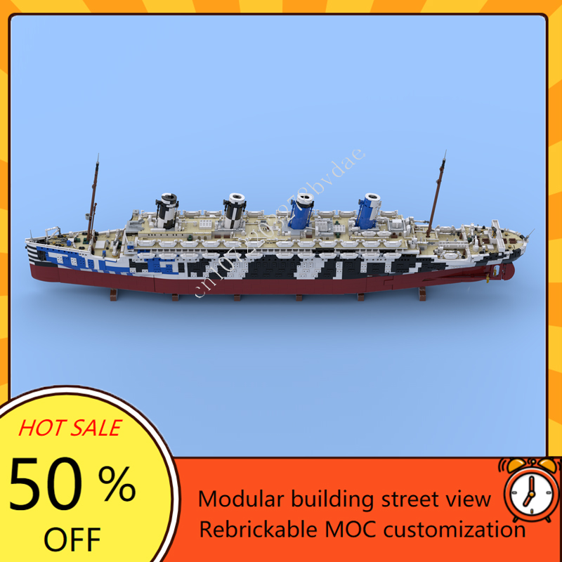 10615PCS MOC HMT 올림푸스 타이타닉 커스텀 - Kids Toys Xmas 리뷰 및 가격