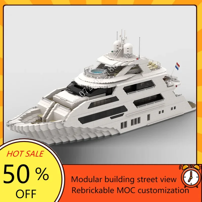 4657PCS 사용자 정의 MOC 슈퍼 요트 군함 모델 - Kids Toys Xmas 리뷰 및 가격