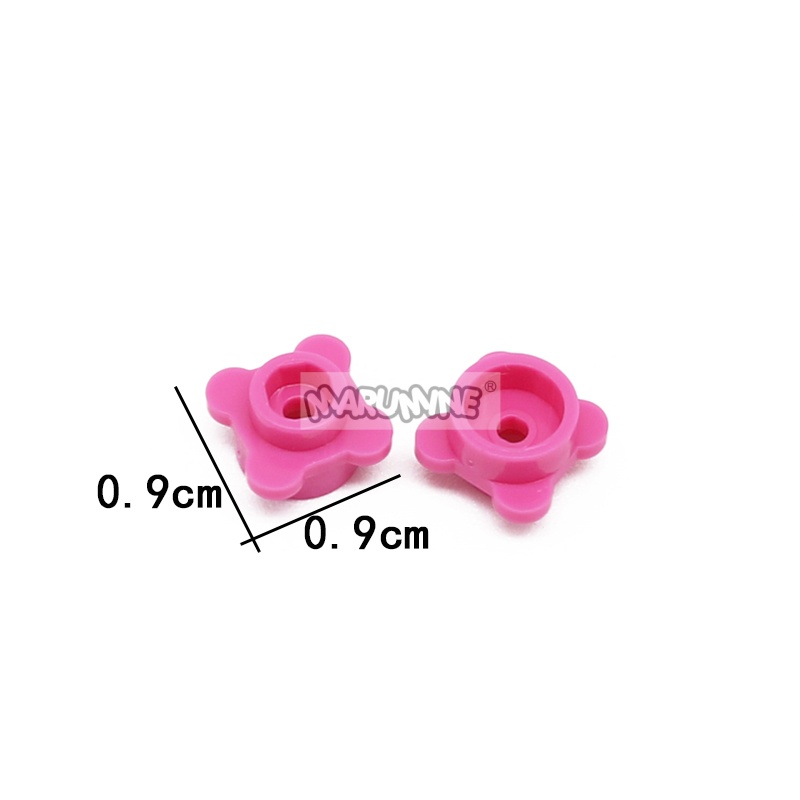 마루미네 200PCS MOC 1x1 라운드 4 꽃잎 꽃 - Kids Toys Brands 리뷰 및 가격