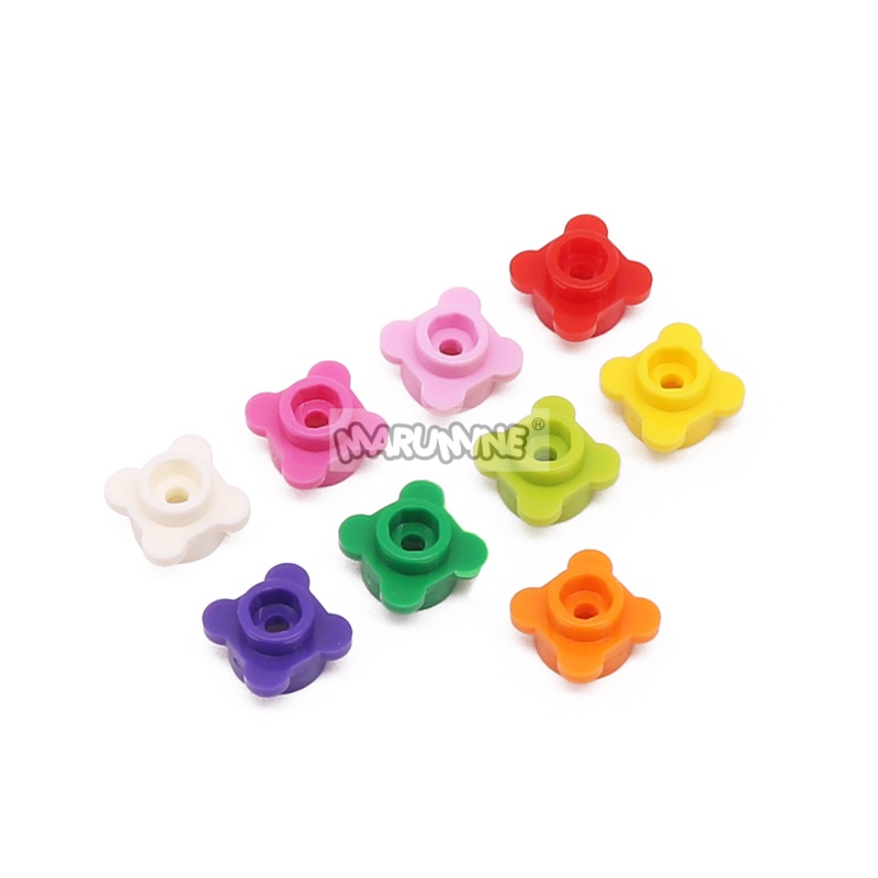 마루미네 200PCS MOC 1x1 라운드 4 꽃잎 꽃 - Kids Toys Brands 리뷰 및 가격