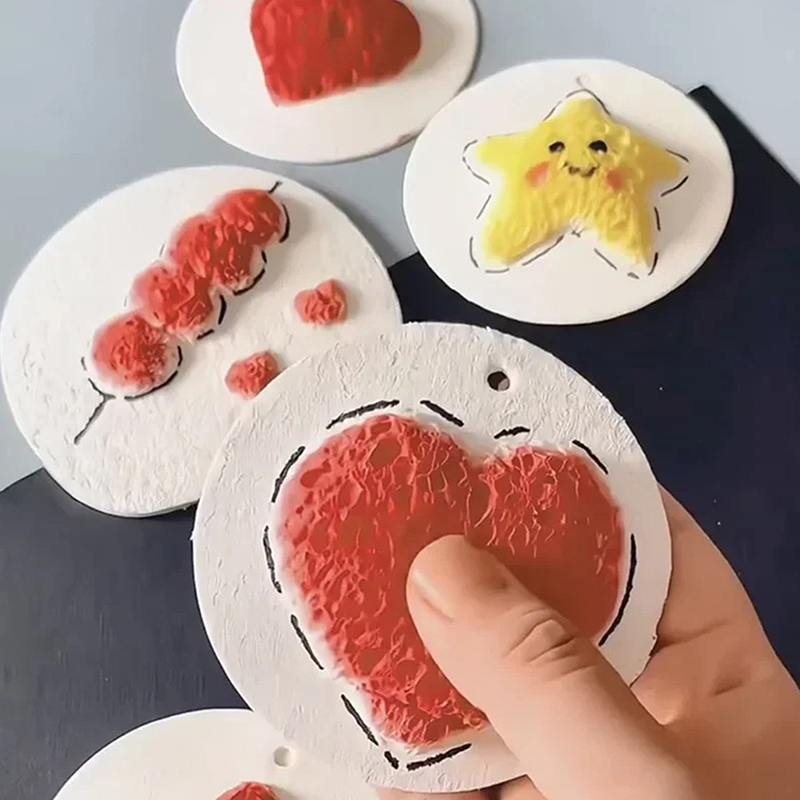 10개 3D 마법 퍼피 폼 텍스처 페인팅 용지 어린이  - Kid Toys And Craft 리뷰 및 가격