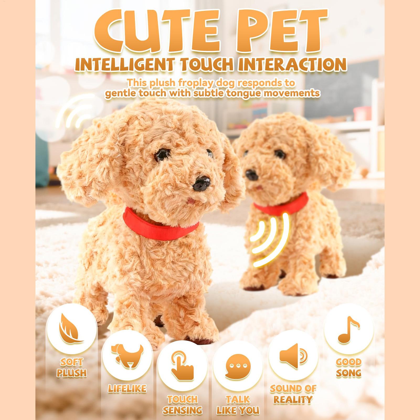 실감나는 로봇 강아지 봉제 인형, 부드러운 스마트 장난 - Kids Toys Dog 리뷰 및 가격