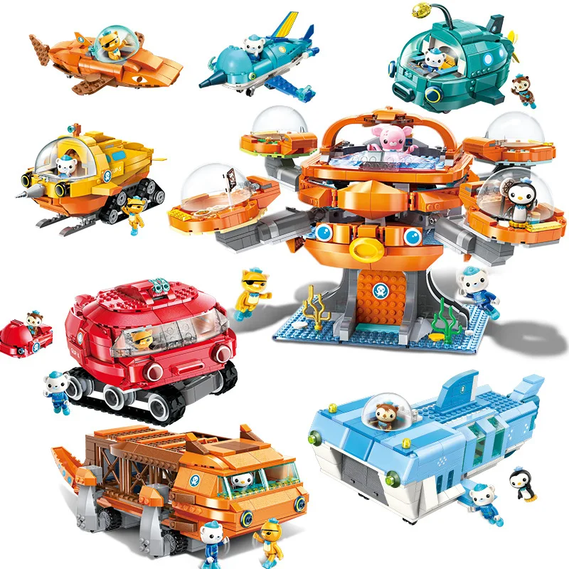 TV 만화 Octonuts 정품 공인 빌딩 블록 모델  - Kids Toys Christmas 2025 리뷰 및 가격