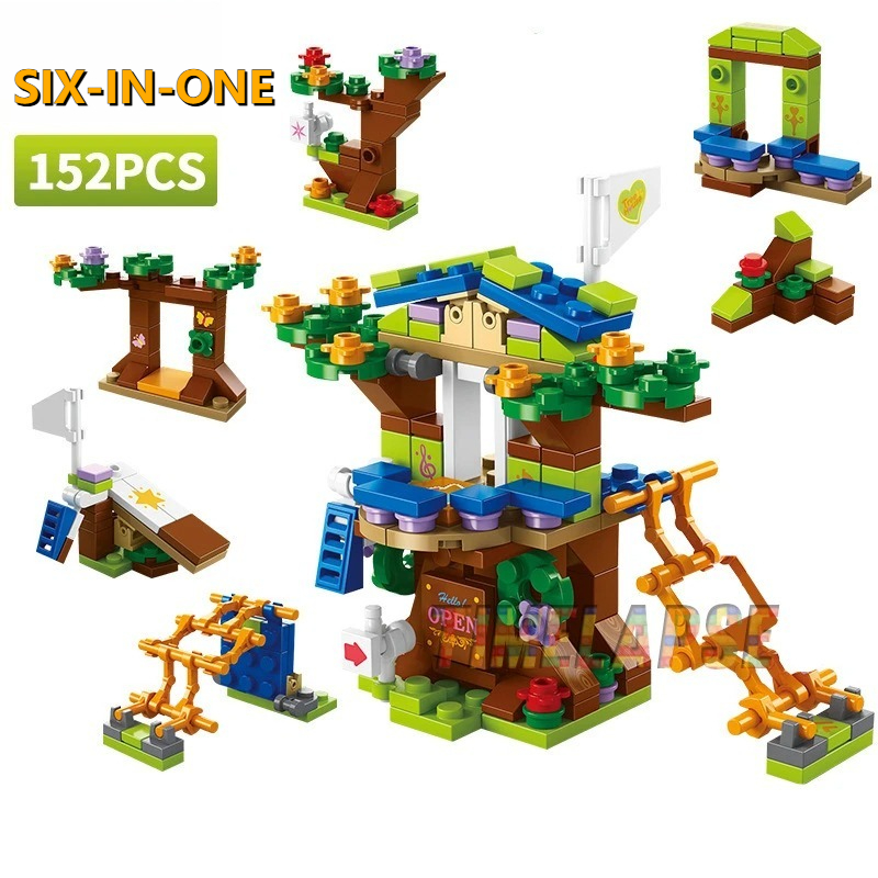 18+ 6-in-1 트리 하우스 미니 모델 빌딩 블록  - Kids Toys Christmas 2025 리뷰 및 가격