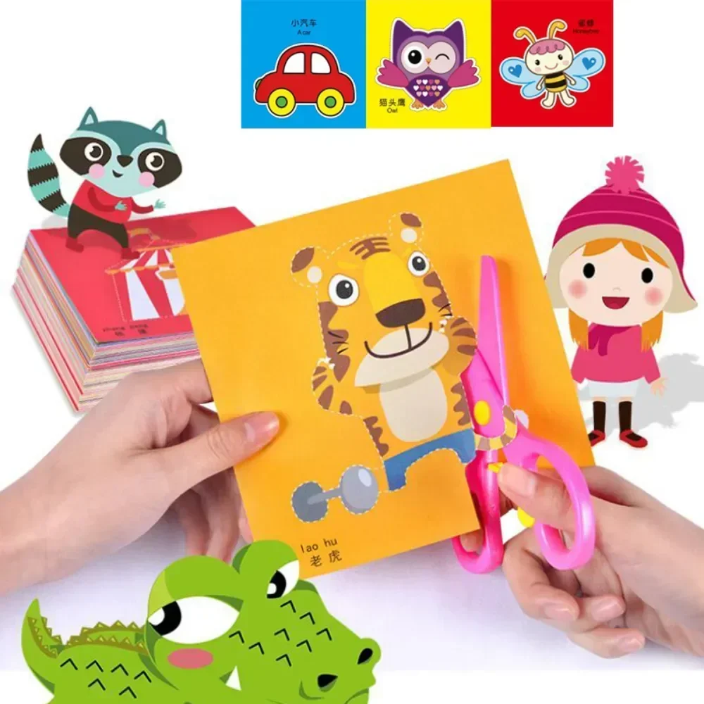48pcs 어린이 수제 종이 컷 책 공예 장난감 DIY - Kid Toys And Craft 리뷰 및 가격