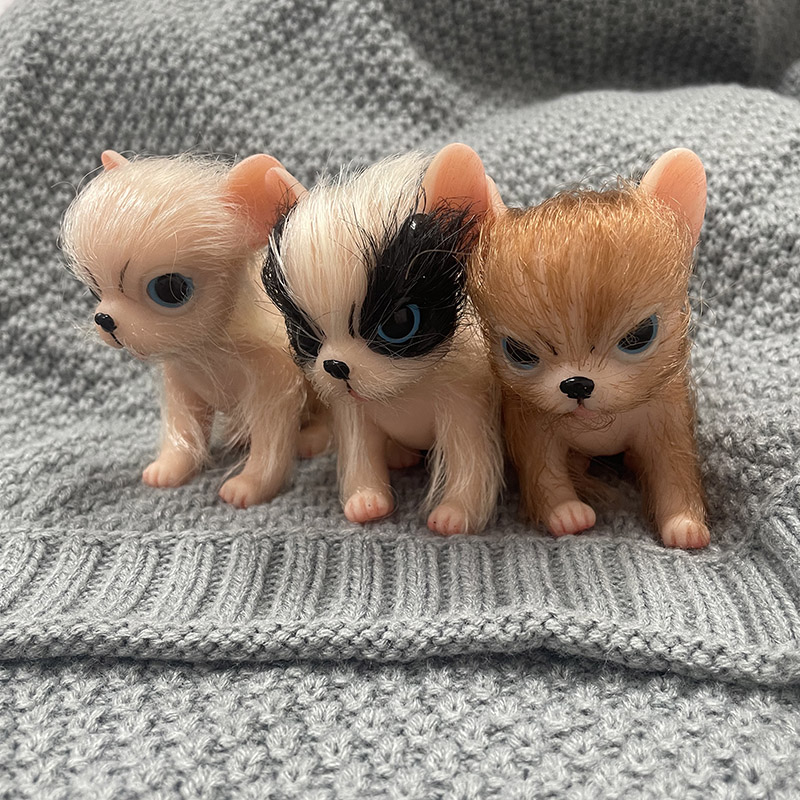 5인치 전신 실리콘 귀여운 미니 동물 치와와 강아지 인 - Kids Toys Dog 리뷰 및 가격