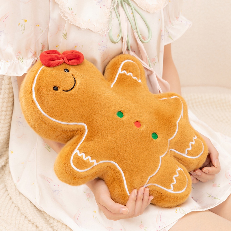 카툰 펀 2025 크리스마스 진저브레드 플러시 인형 베 - Kids Toys Christmas 2025 리뷰 및 가격