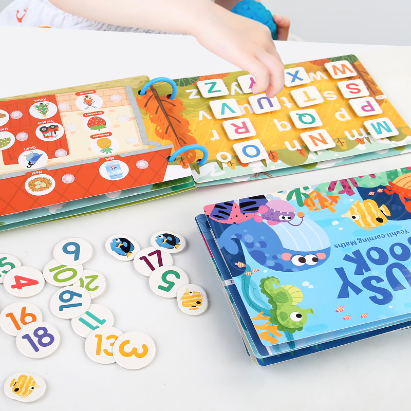 몬테소리 아기용 비지 북, 나의 첫 조용한 책 붙여 넣 - Kids Toys 2 Year Old 리뷰 및 가격